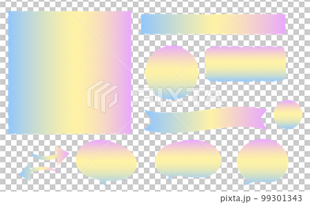 pastel gradient graphic vector material pastel gradient graphic vector material 99301343