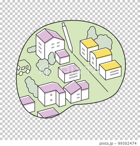 cropped landscape. Cityscape with borders cropped landscape. Cityscape with borders 99302474