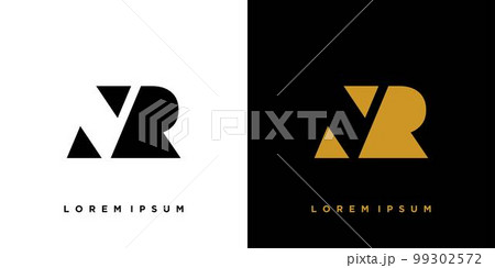 Modern and strong NR logo design Modern and strong NR logo design 99302572