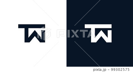 Modern and strong TW logo design 2 Modern and strong TW logo design 2 99302575
