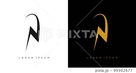 Modern and elegant N logo design 99302677
