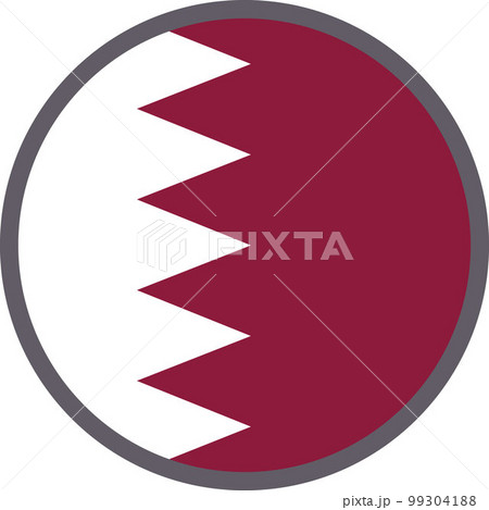 世界の国旗アイコン☆カタールQatar☆