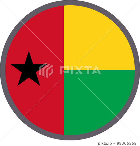 世界の国旗アイコン☆ギニアビサウGuinea Bissau☆