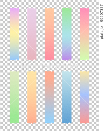 Pastel colorful tape vector material Pastel colorful tape vector material 99307557