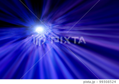 宇宙空間のワープをイメージした背景素材（ワームホール ・ブラックホールのイメージ） 99308524