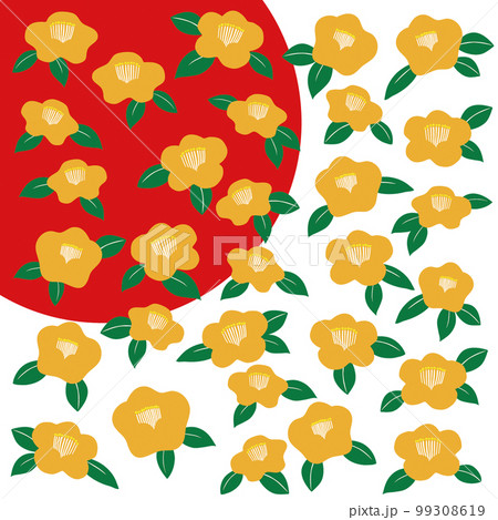 ツバキの花イラスト 99308619