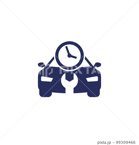 fast car repair icon, vector 99309466
