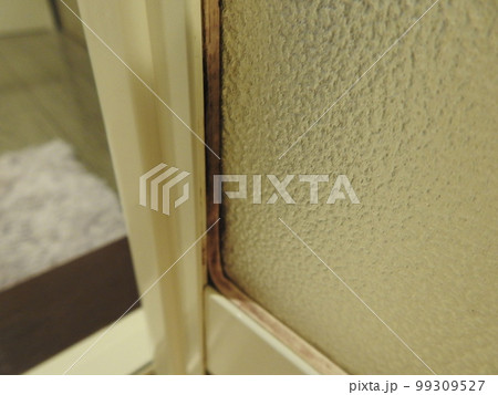 カビ パッキンのカビ 風呂場のカビ お風呂場の扉 カビ パッキンのカビ 風呂場のカビ お風呂場の扉 99309527