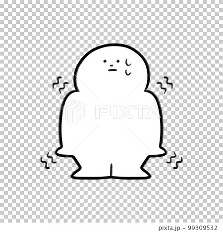 一個緊張和發抖的人 99309532