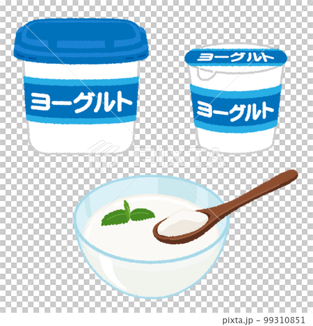 Yogurt illustration 99310851