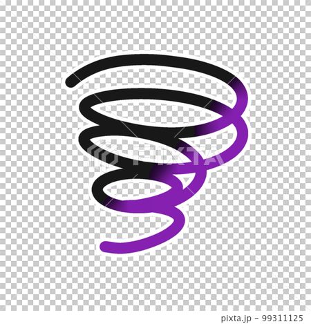 Round lines of confusion and confusion, purple gradation 99311125