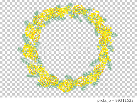 ミモザのリースフレーム 99311522