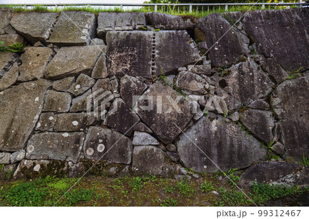 背景素材 盛岡城石垣 99312467