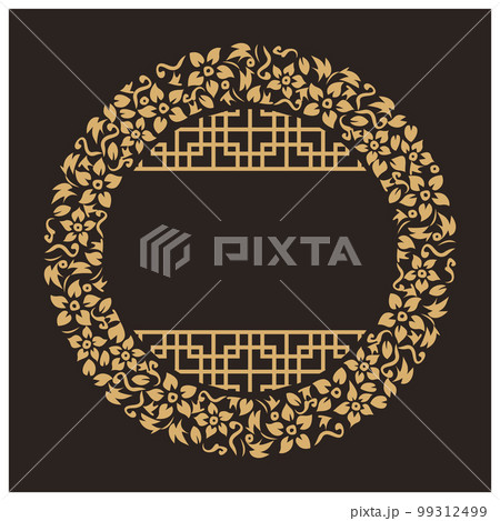 中華 中国 フレーム枠 背景 中華 中国 フレーム枠 背景 99312499