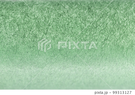 和紙による円筒形表現の背景素材（深緑色） 99313127