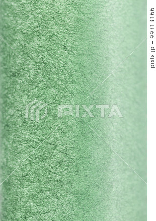 和紙による円筒形表現の背景素材（深緑色） 99313166