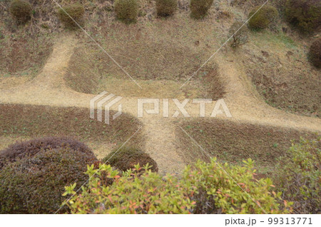 山中城の「障子掘」（静岡県三島市山中新田） 99313771