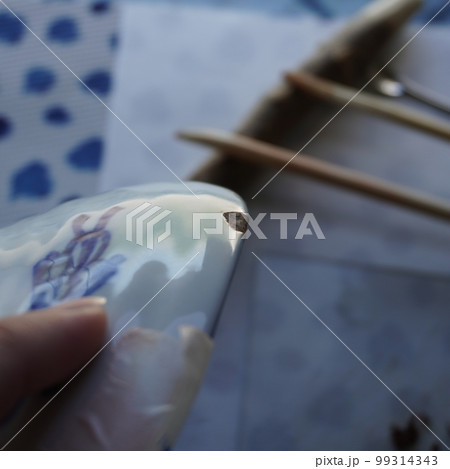 「金継ぎ（大きなカケ埋め）」 99314343