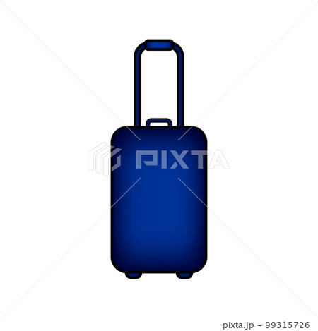Suitcase icon on white. 99315726