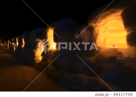 岩手県西和賀町 西和賀の雪あかり 岩手県西和賀町 西和賀の雪あかり 99317709