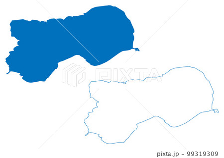 Lake Sanabria (Kingdom of Spain) map vector illustration, scribble sketch Lago de or Llagu de Sanabria map Lake Sanabria (Kingdom of Spain) map vector illustration, scribble sketch Lago de or Llagu de Sanabria map 99319309