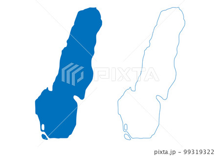 Lake Cameron (Canada, United States, North America, us) map vector illustration, scribble sketch Cameron map 99319322