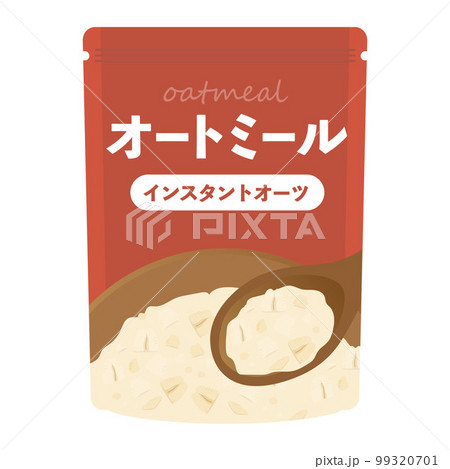 インスタントオーツのイラスト 99320701