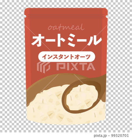 インスタントオーツのイラスト 99320701