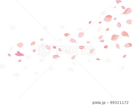 花びらが流れる背景素材5 花びらが流れる背景素材5 99321172