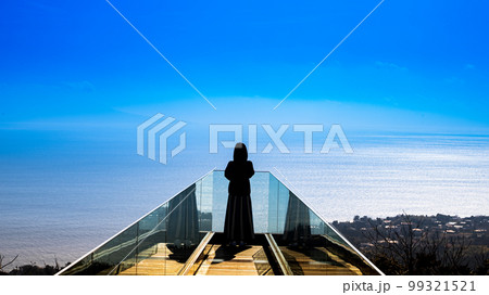 小室山美しい空と海の写真 99321521