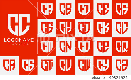 Set of letter C logo design branding. 99321925