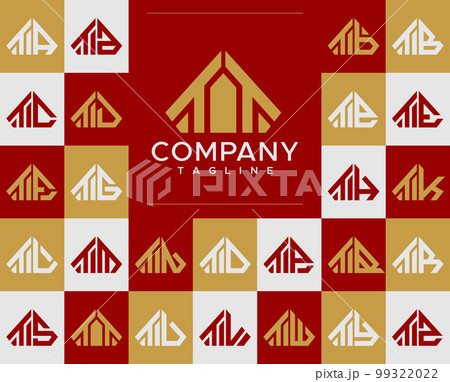 Luxury diamond jewelry letter TT T logo design set Luxury diamond jewelry letter TT T logo design set 99322022