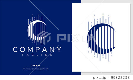 Modern abstract line C initial letter logo vector. Modern abstract line C initial letter logo vector. 99322238