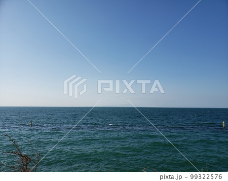淡路島　西海岸　水平線　西浦 99322576