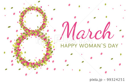 Women day background with spring flowers. 8 March invitation card. Women day background with spring flowers. 8 March invitation card. 99324251