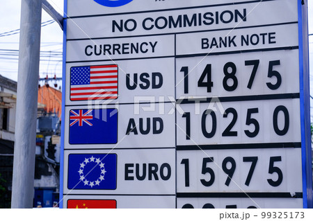 バリ島クタの両替所（マネーチェンジ） 99325173