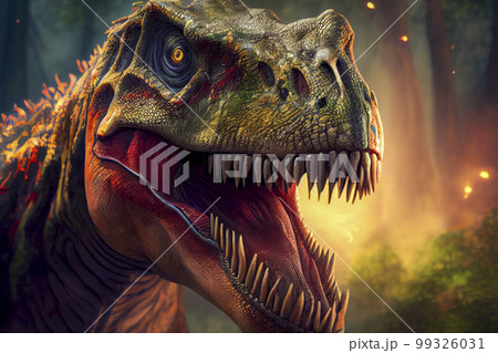 Tyrannosaurus Rex dinosaur, ai illustration Tyrannosaurus Rex dinosaur, ai illustration 99326031