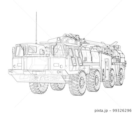 Army Rocket artillery system. Military concept 99326296