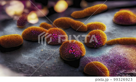 Parasite eggs, worm eggs, illustration Parasite eggs, worm eggs, illustration 99326923
