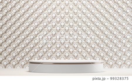 Abstract Podium minimal geometric white and gold Abstract Podium minimal geometric white and gold 99328375