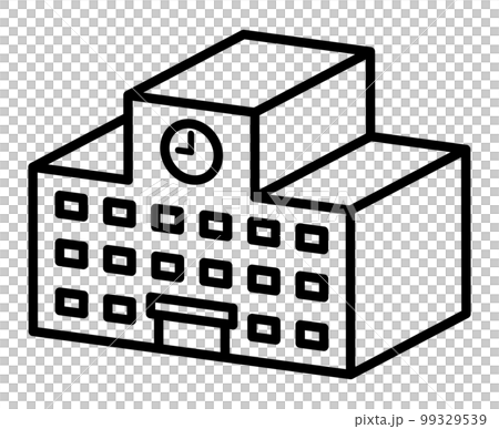 school stereoscopic icon school stereoscopic icon 99329539