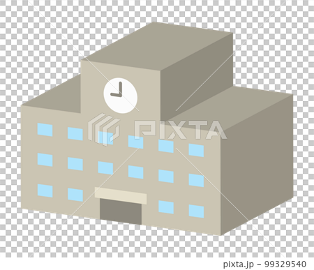 three-dimensional illustration of school three-dimensional illustration of school 99329540