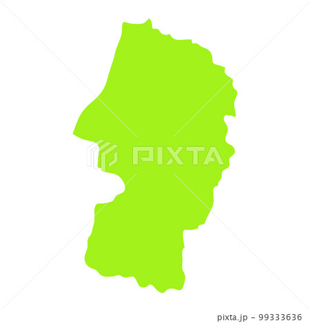 山形県の地図