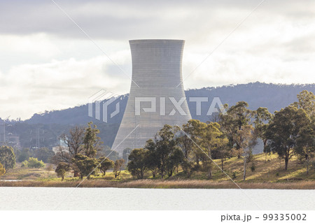 The cooling tower at Wallerawang Power Station The cooling tower at Wallerawang Power Station 99335002
