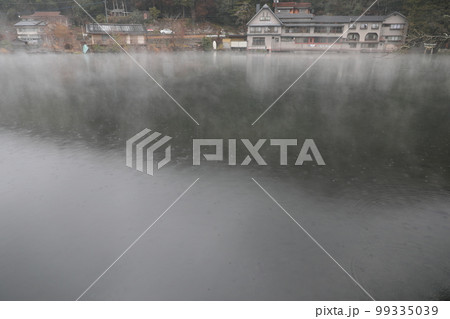 金鱗湖 朝霞 朝靄 99335039