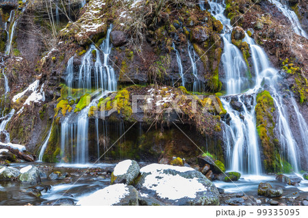 「山梨県」冬の吐竜の滝・北杜市 「山梨県」冬の吐竜の滝・北杜市 99335095