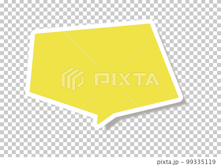 pop square speech bubble 99335119