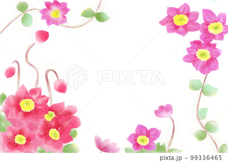 ローダンセ、花簪カード、フレーム2 ローダンセ、花簪カード、フレーム2 99336465