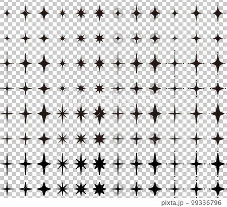 輝きマークのセット 輝きマークのセット 99336796