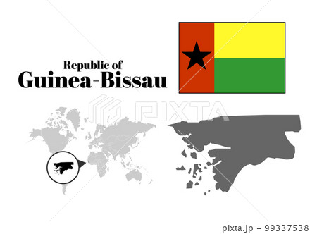 ギニアビサウ　国旗/地図/領土
